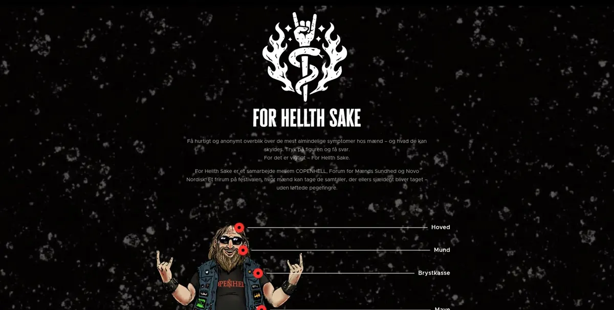 COPENHELL × Novo Nordisk — Kampagnesite & interaktivt sundhedsværktøj